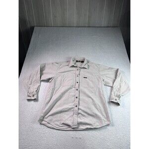 Harley-Davidson Women's XL Beige Eagle Graphic Flannel Long Sleeve Button Shirt